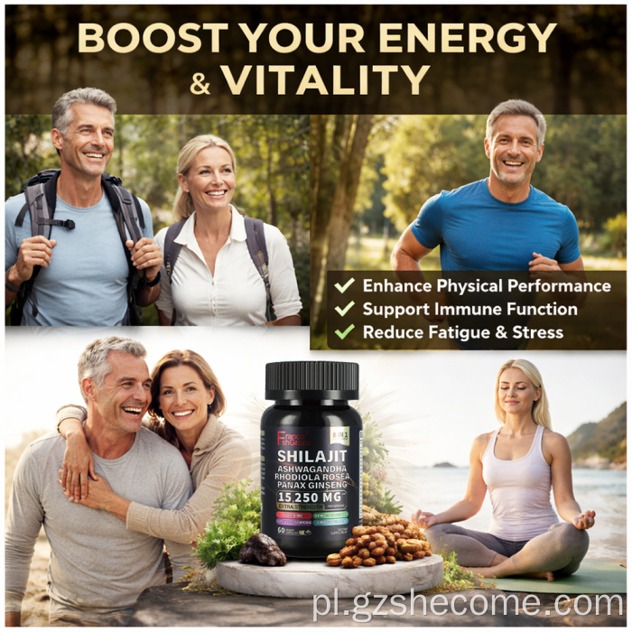 Wysokiej jakości Shecome Shilajit z organiczną alternatywą